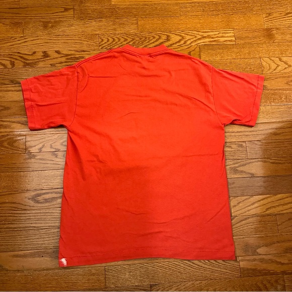 Vintage Chicago Bulls NBA finals 50/50 single stitch USA trench t shirt size L - Picture 6 of 7